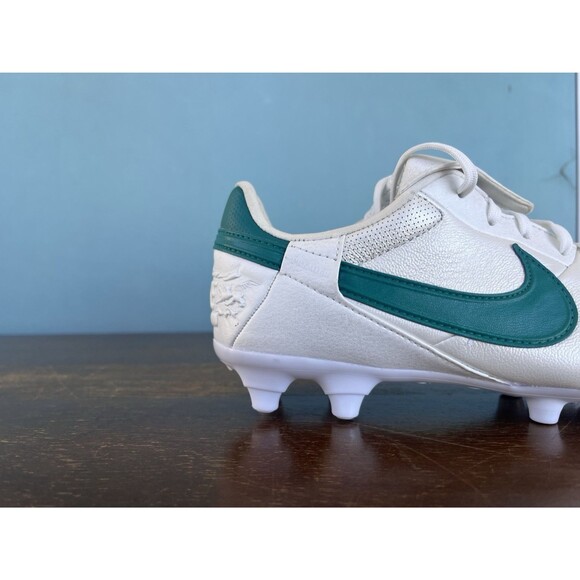 Nike Premier 3 FG White/Mystic Green Cleats Men\'s Sz 6 (Women\'s 7.5) HM0265-102 main image 4